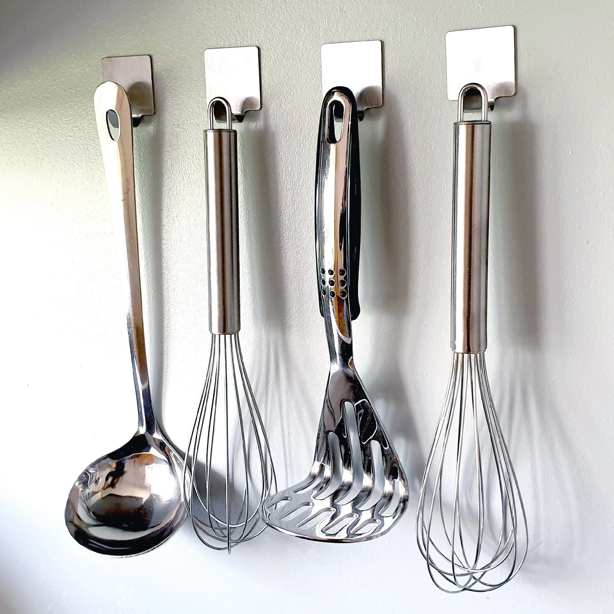 BESTLIVINGS Wandhaken · Edelstahl selbstklebend · 4er-Set